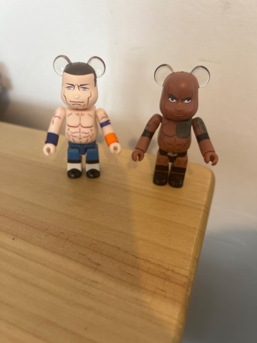 Bearbrick the rock and john - the,