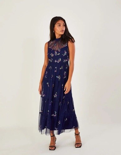 Monsoon suzie midi blue navy - suzie,