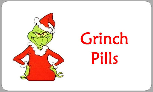 X21 grinch pills stickers - x21,