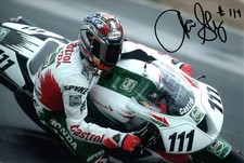 Aaron Slight Hand Signed Motorcycle Racer Castrol Honda - MotoGP 12X8" AH