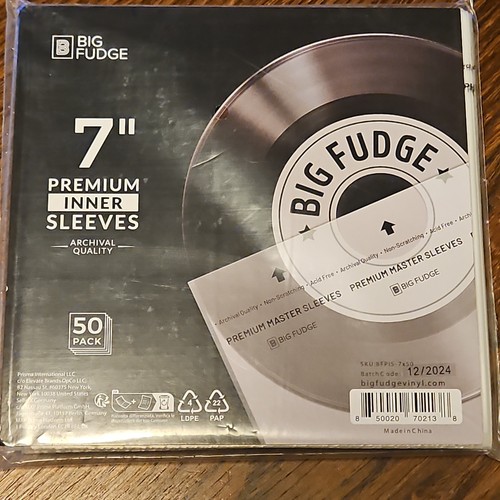 Vinyl audiophile inner - 7”,