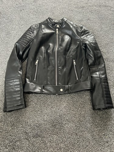 Women faux leather - faux, jacket