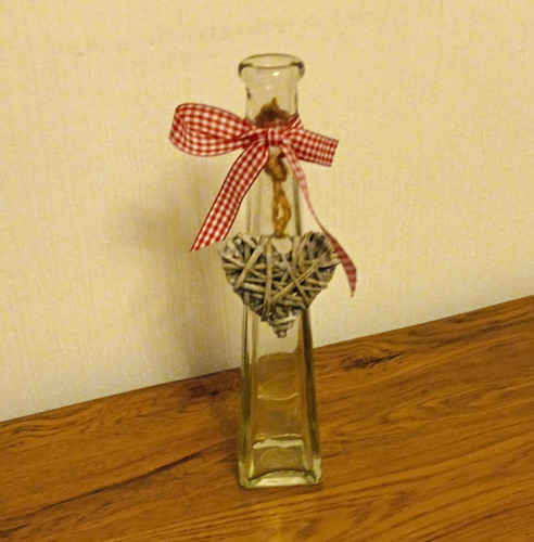 Clear glass decorative - clear, bottle