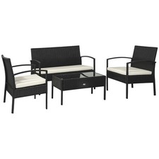 Outsunny Rattan Sofa Set