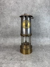 Miners saftey lamp - miners, brass