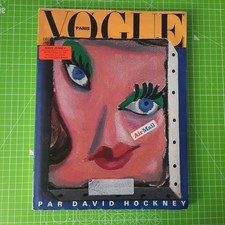 DAVID HOCKNEY 1985 Paris Vogue #662 Dec/Jan Guy Bourdin Helmut Newton not signed