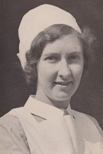 WW2 Era Nurse RPPC Photo