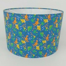 Handmade Kids Teal Dinosaur &