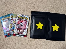 Pokémon TCG Mystery Bundle - 3 Booster Packs PLUS TWO Guaranteed Rare Star Packs