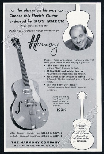1959 harmony h58 - h58, electric