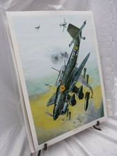 Luftwaffe vs RAF, Battle of Britain, JU87-B Stuka. Airfix Box Art Print