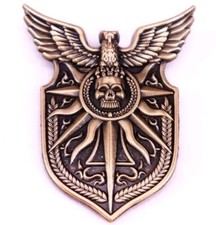 Warhammer 40k Shield Inquisitor METAL Pin Badge Space Marines Emblem Insignia