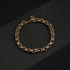 9ct GF 8mm Diamond-Cut Belcher