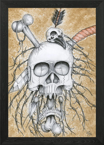 Totem framed wall art - totem,