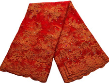 African Lace Nigerian- Beaded