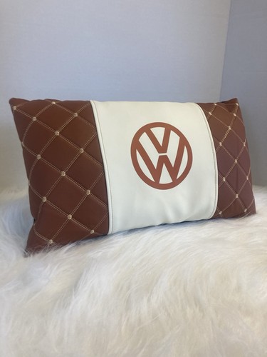 Luxury faux leather cushion - faux,