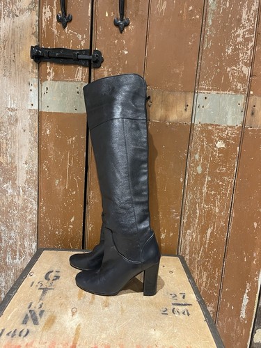 Massimo dutti black leather - massimo,