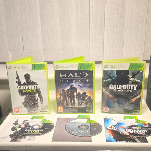 Xbox 360 call duty - duty, halo