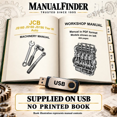 Jcb js160 js180 js190 - js190, iii
