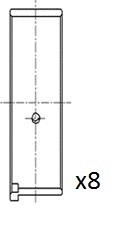 Big end bearings fits - bearings,