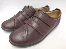HOTTER Leap Shoes UK 6.5 EU 40 Extra Wide Fit Burgundy Used Once VGC 