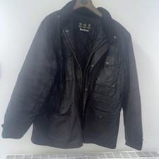 Barbour Black wax Jacket In L