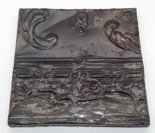 Antique metal tin ceiling - antique,