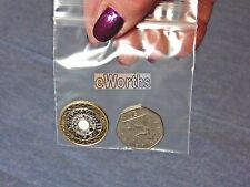 Split  Coin  Illusion,  £2.00  Version,  Cool Bag....Coin in Bag,  Magic Trick.