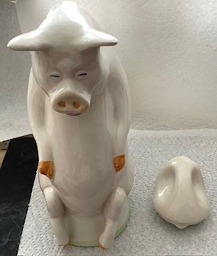 Carlton ware vintage pig - carlton,