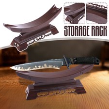 Wood sword stand - solid, display