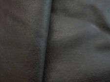 Jet black pigskin - black, leather