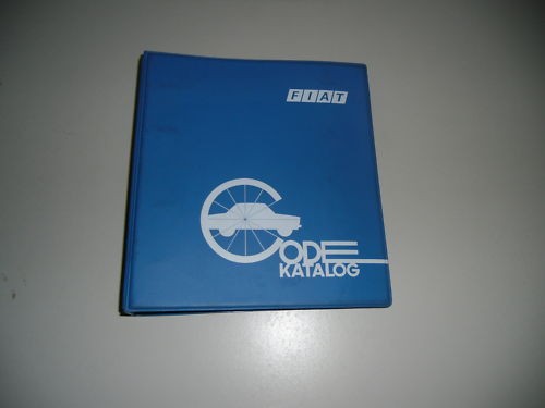 Code catalog fiat - catalog,