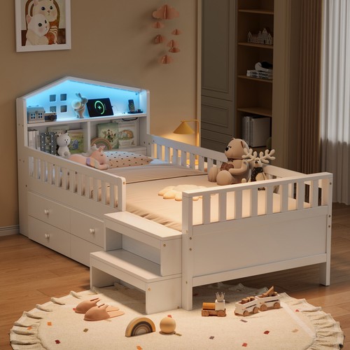 3ft single kids wooden bed - kids,