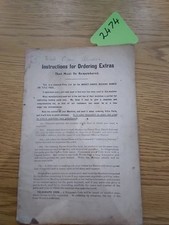 Massey Harris No 3 Wide Open Binder Price List Of Duplicate Parts