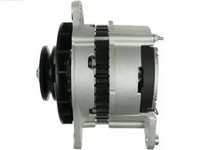 Alternator with belt pulley