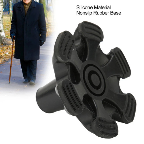 Cane tip with - 6, rubber