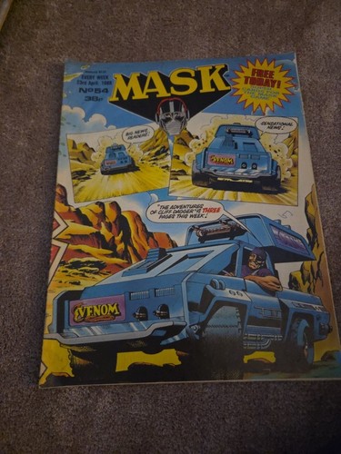 Vintage mask comic - comic, no