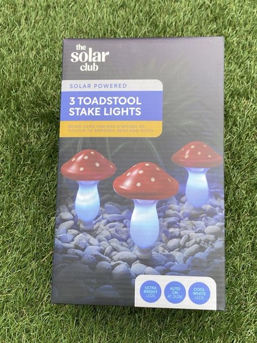 Toadstool stake lights solar - toadstool,