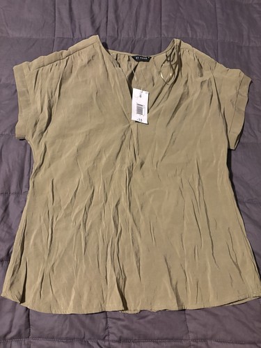 Khaki blouse size bnwt - 8, et