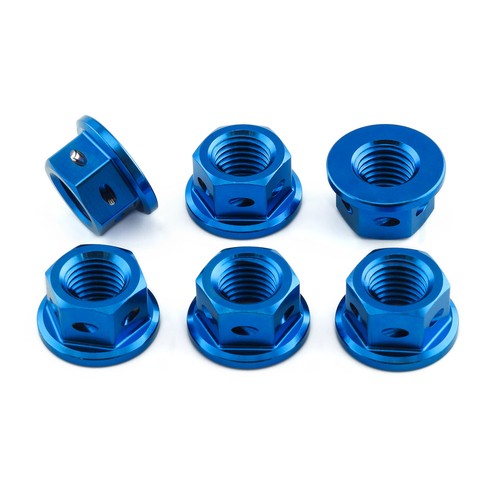 Titanium sprocket nuts m10 - nuts,