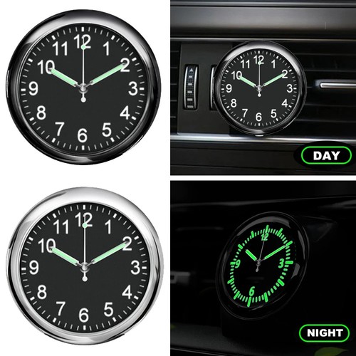 Mini luminous car clock - luminous,