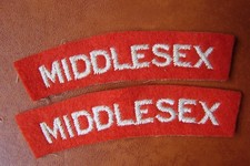 Pair of Middlesex Regiment