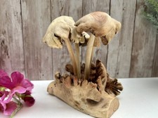 Wooden bali mushroom - wooden,