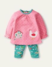 Mini Boden Baby GIRLS Jersey Farm Top & Leggings FUN Play Set RRP £32 BRAND NEW