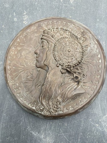 Bronze tete byzantine mucha - tete,