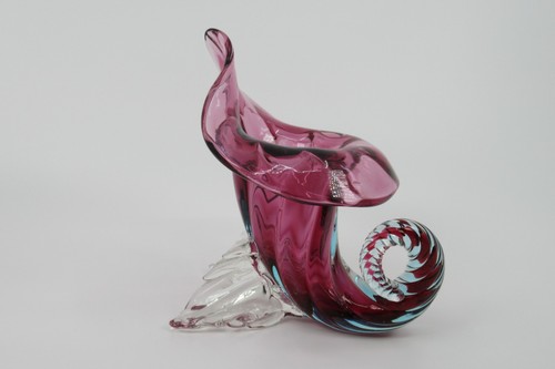 Vintage murano cornucopia horn - vintage,