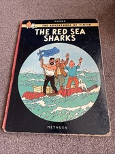 Hergé The Adventures Of Tintin The Red Sea Sharks Mathuen 1960 1st Edition Book