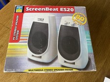 Logic 3 PC Stereo Speaker System ES20 Opened Unused