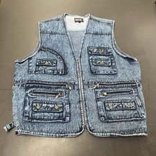 Vintage  Denim Utility Vest