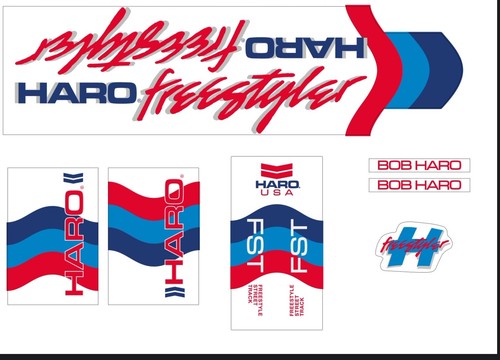 Haro freestyler fst decal - freestyler,